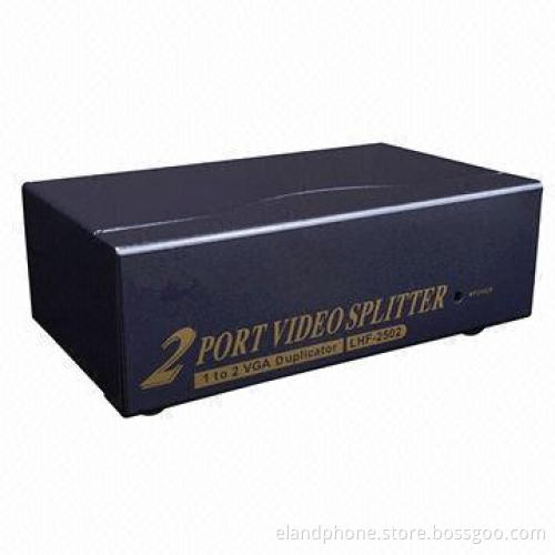 VGA splitter, 2 ports, 250MHz, up to 1,920*1,440